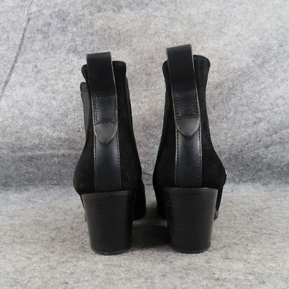 Rag & Bone Shoe Women 5 Chelsea Boot Devon Ankle Bootie Leather Block Heel Black - Picture 4 of 16